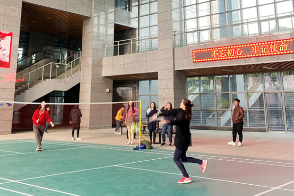 厦门纵能科技举办员工羽毛球、乒乓球比赛